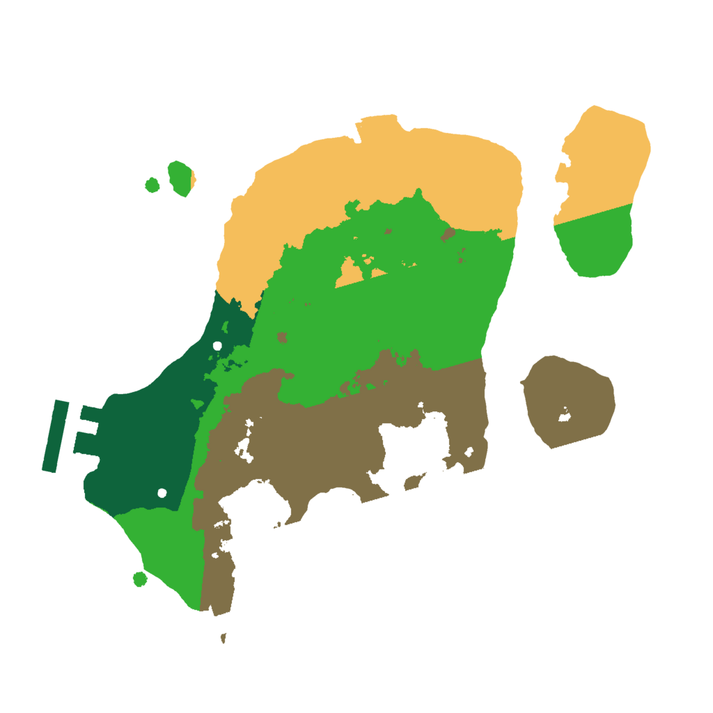 Biome Rust Map: Procedural Map, Size: 2000, Seed: 133337