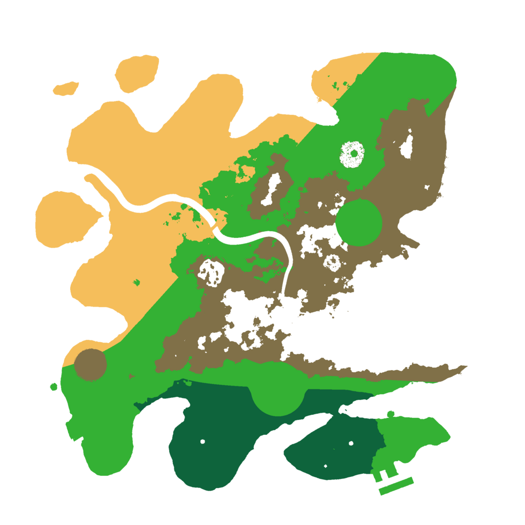 Biome Rust Map: Procedural Map, Size: 3000, Seed: 250191300