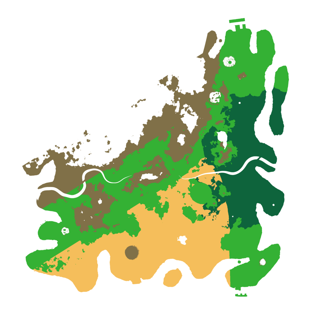 Biome Rust Map: Procedural Map, Size: 4000, Seed: 948161000