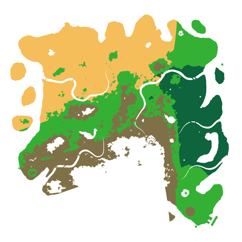 Biome Rust Map: Procedural Map, Size: 4500, Seed: 780786439
