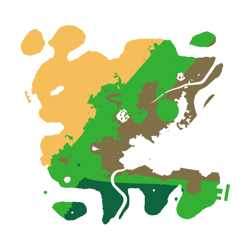 Biome Rust Map: Procedural Map, Size: 3000, Seed: 7925384