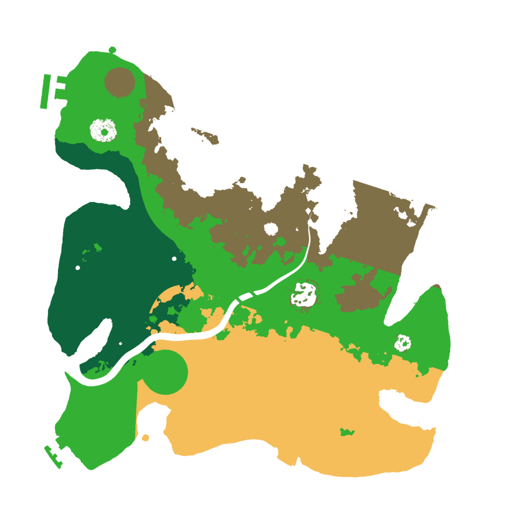 Biome Rust Map: Procedural Map, Size: 3000, Seed: 2063745907