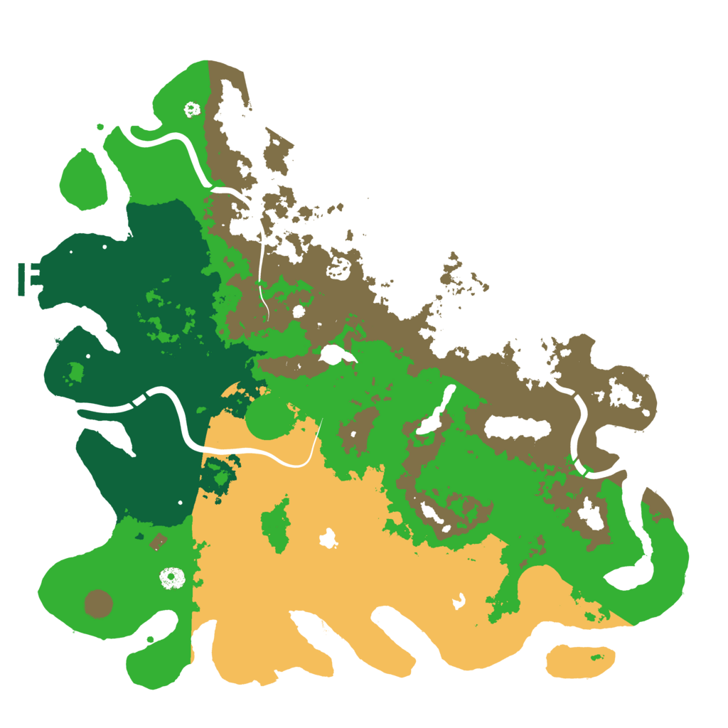 Biome Rust Map: Procedural Map, Size: 4500, Seed: 1154454197