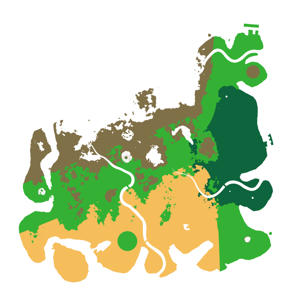 Biome Rust Map: Procedural Map, Size: 4000, Seed: 585559534