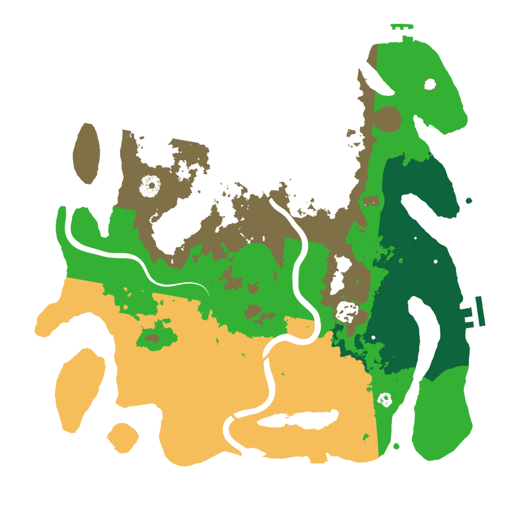 Biome Rust Map: Procedural Map, Size: 3500, Seed: 1608368513