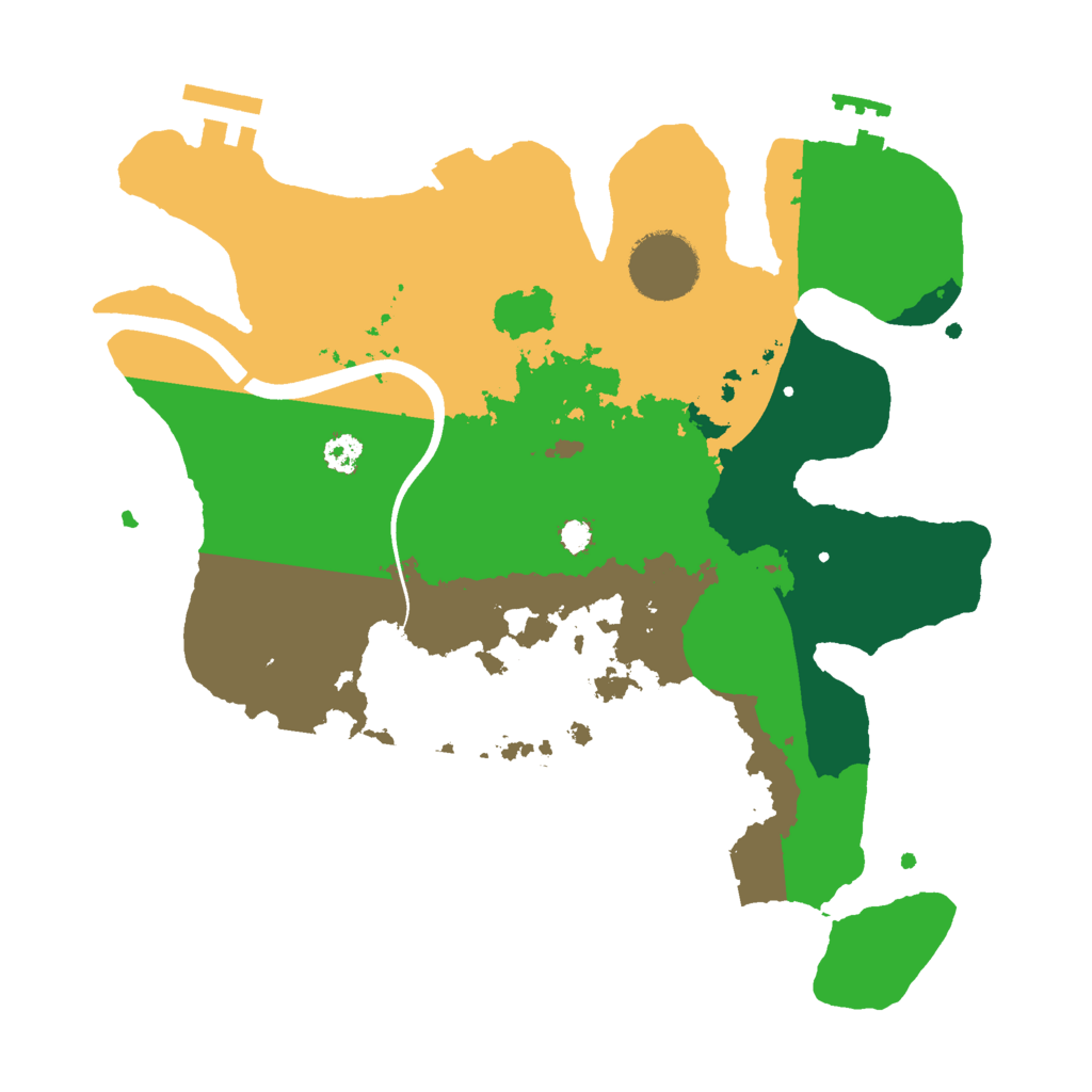 Biome Rust Map: Procedural Map, Size: 2800, Seed: 1699389523