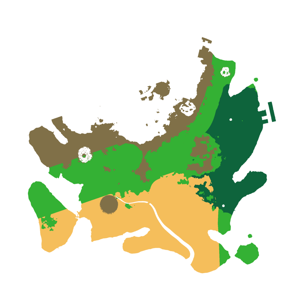 Biome Rust Map: Procedural Map, Size: 3000, Seed: 1940436973