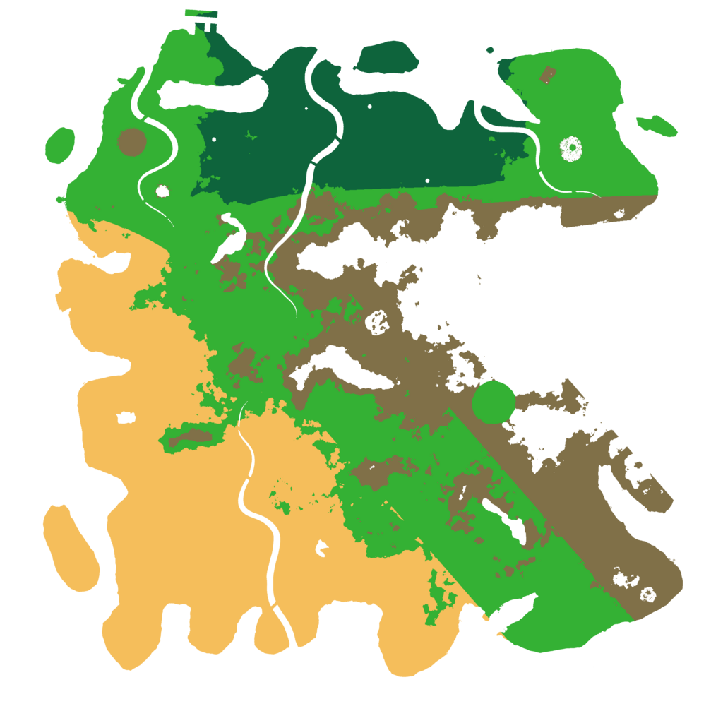Biome Rust Map: Procedural Map, Size: 4500, Seed: 126487