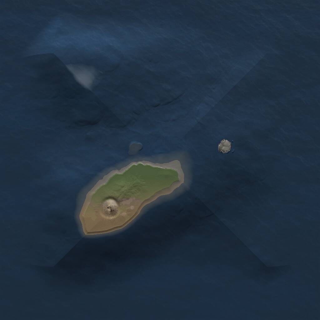 Rust Map: Procedural Map, Size: 1000, Seed: 1944455001, 3 Monuments
