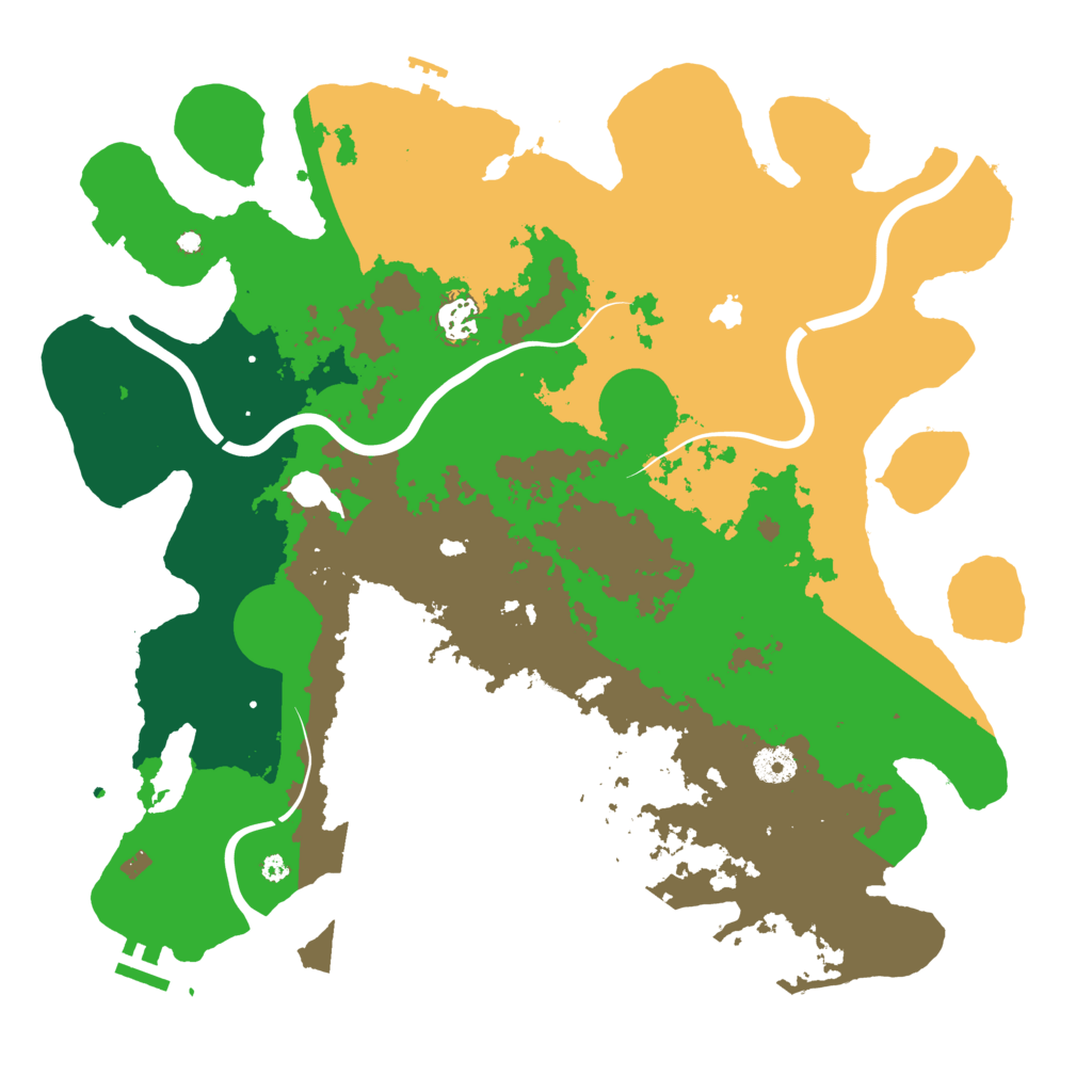 Biome Rust Map: Procedural Map, Size: 4000, Seed: 748356433