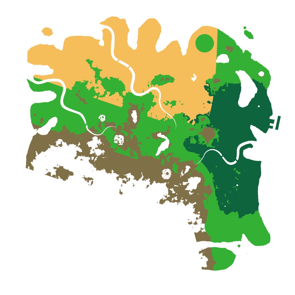 Biome Rust Map: Procedural Map, Size: 4250, Seed: 1558127509