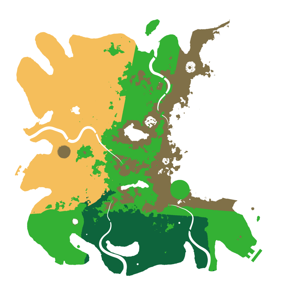 Biome Rust Map: Procedural Map, Size: 4000, Seed: 32512311