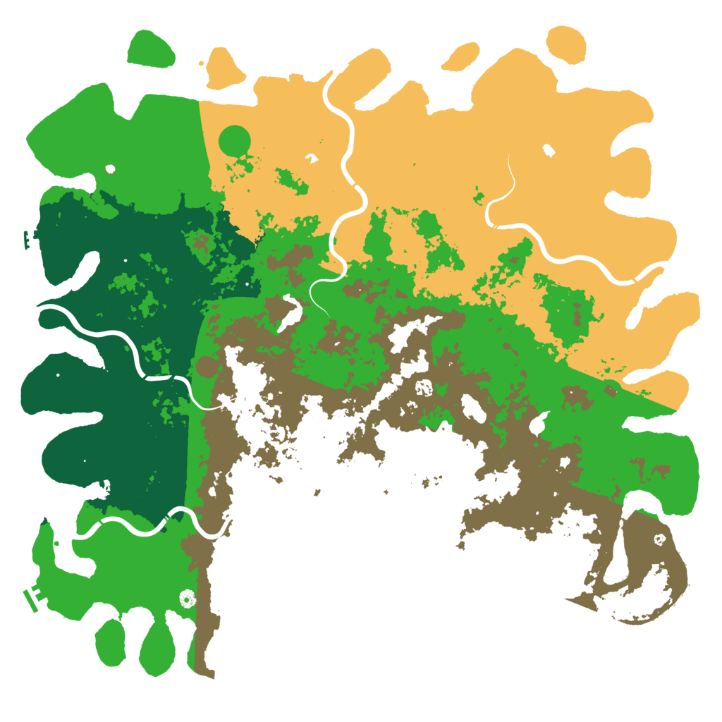Biome Rust Map: Procedural Map, Size: 6000, Seed: 788844284