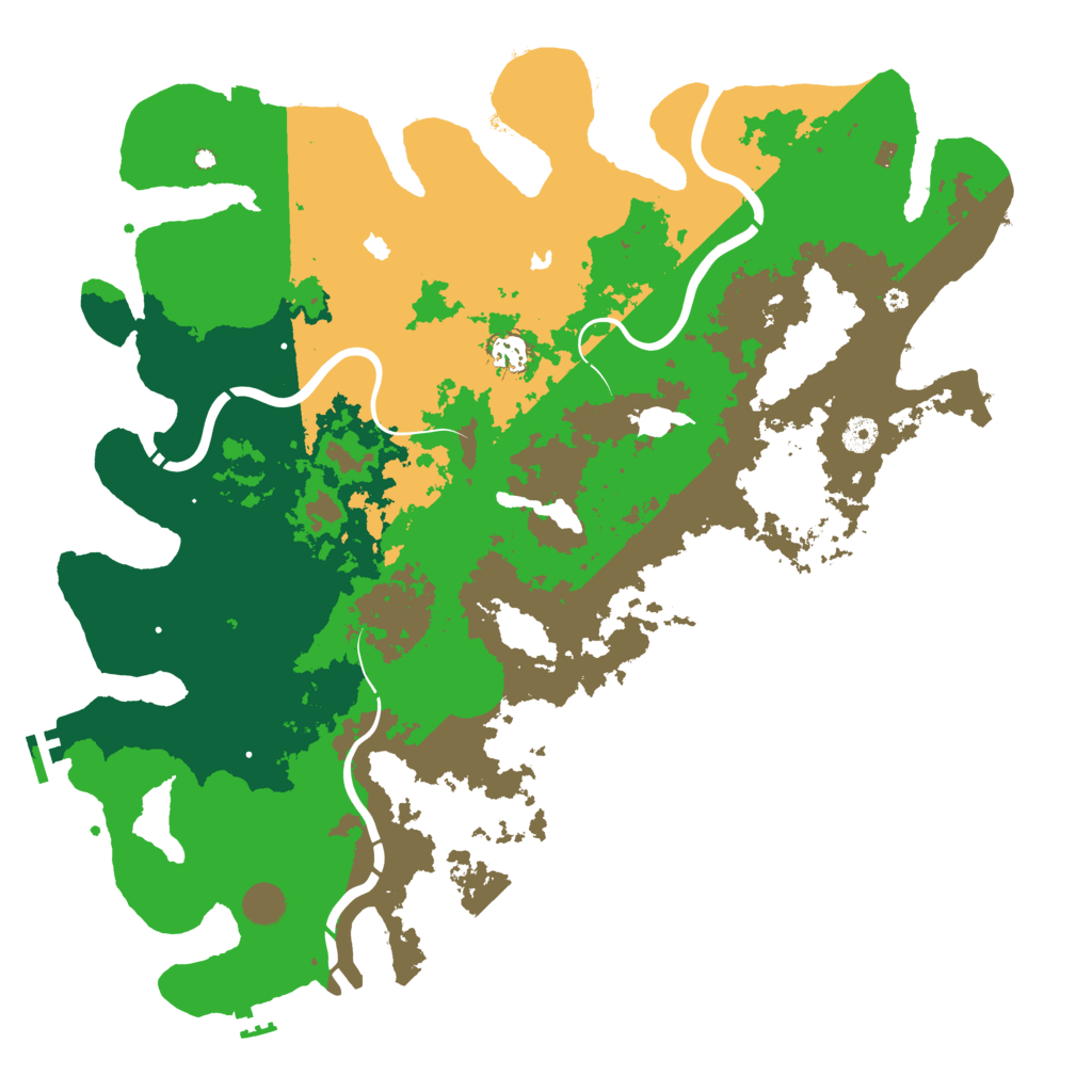 Biome Rust Map: Procedural Map, Size: 4500, Seed: 17255