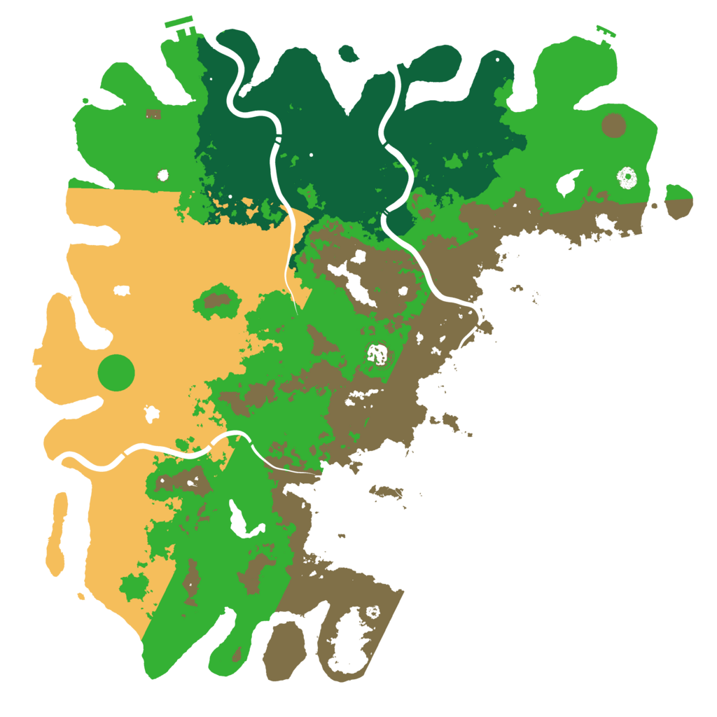 Biome Rust Map: Procedural Map, Size: 5122, Seed: 303091227