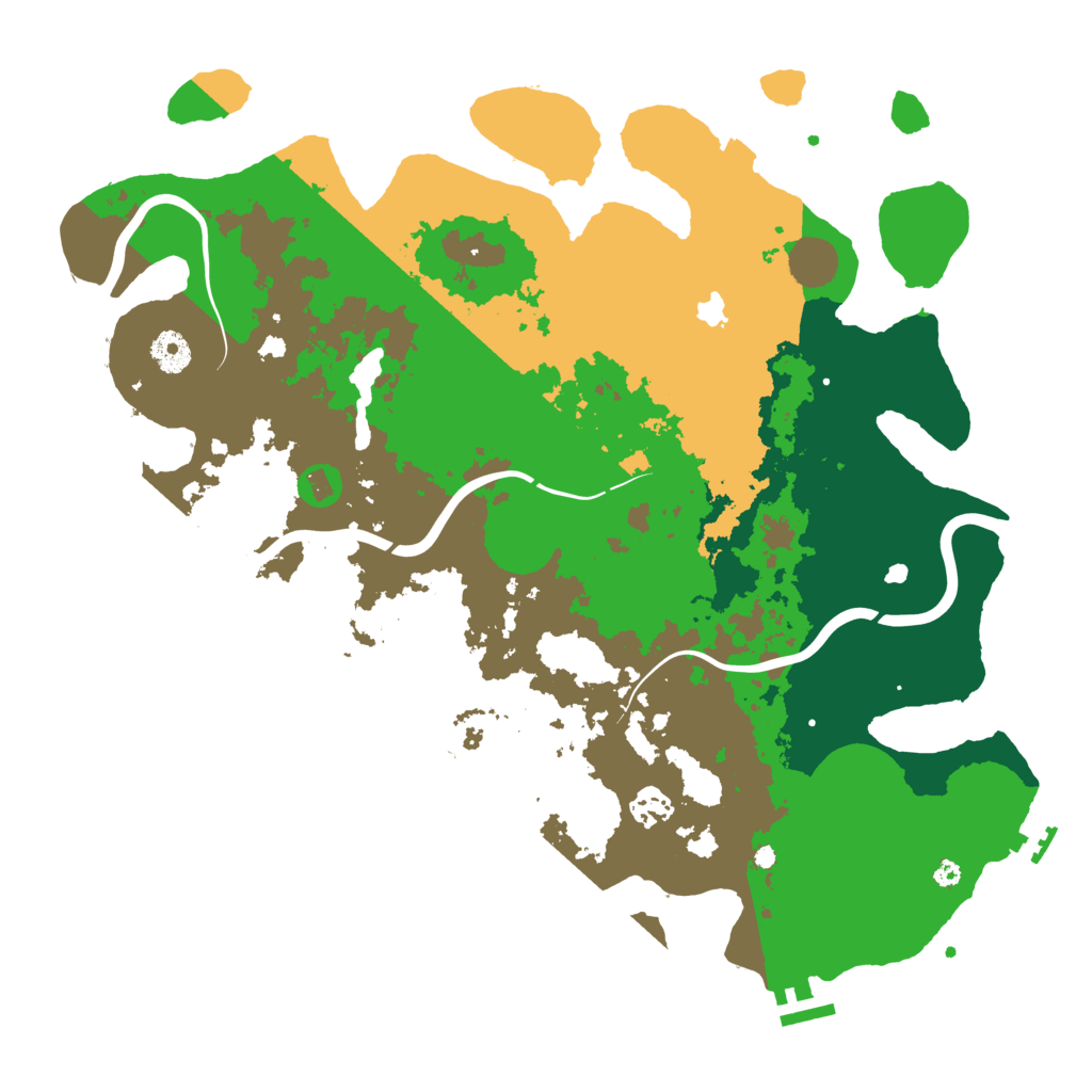 Biome Rust Map: Procedural Map, Size: 4000, Seed: 20261020