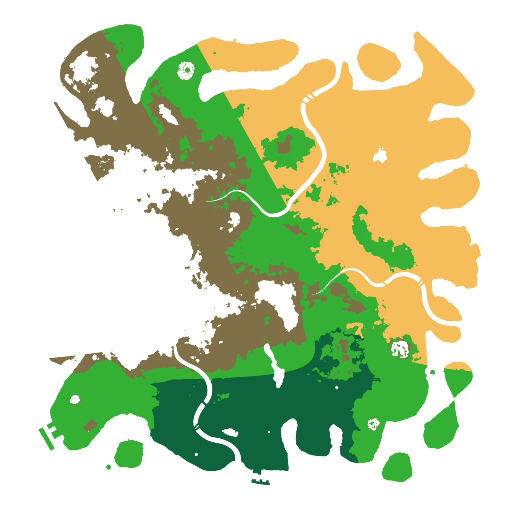 Biome Rust Map: Procedural Map, Size: 4250, Seed: 30323