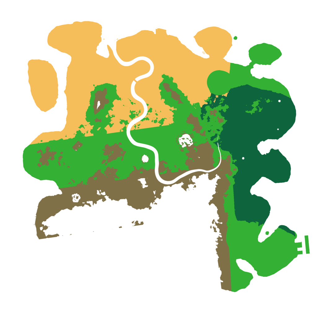 Biome Rust Map: Procedural Map, Size: 3500, Seed: 819027772