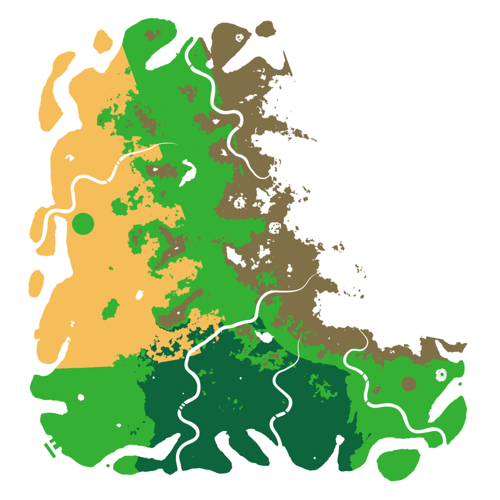 Biome Rust Map: Procedural Map, Size: 6000, Seed: 7536547