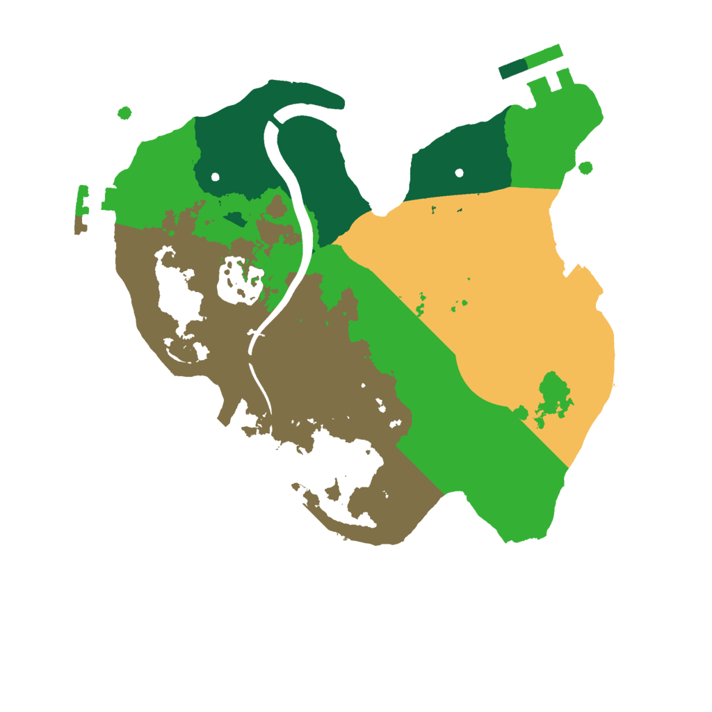 Biome Rust Map: Procedural Map, Size: 2200, Seed: 877937817
