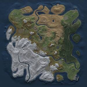 Thumbnail Rust Map: Procedural Map, Size: 4250, Seed: 979669, 19 Monuments
