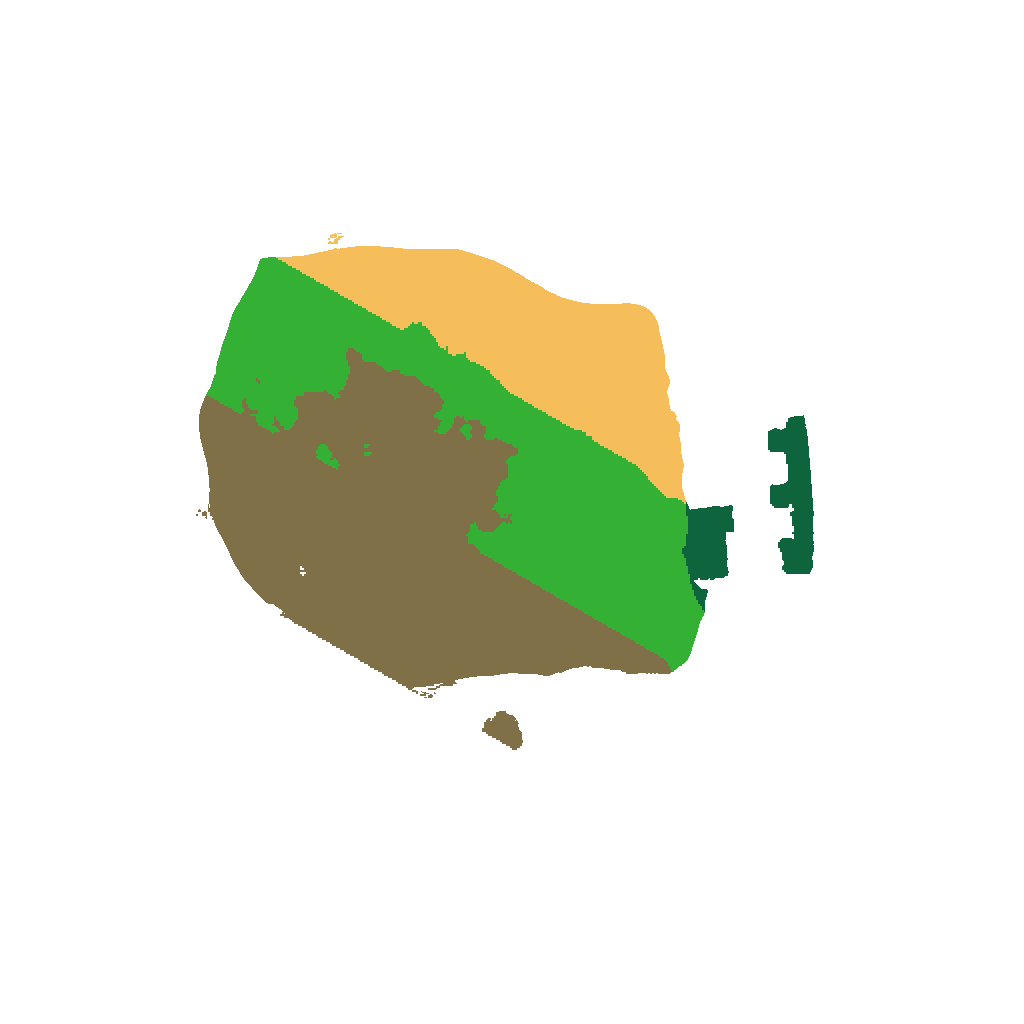 Biome Rust Map: Procedural Map, Size: 1000, Seed: 3663