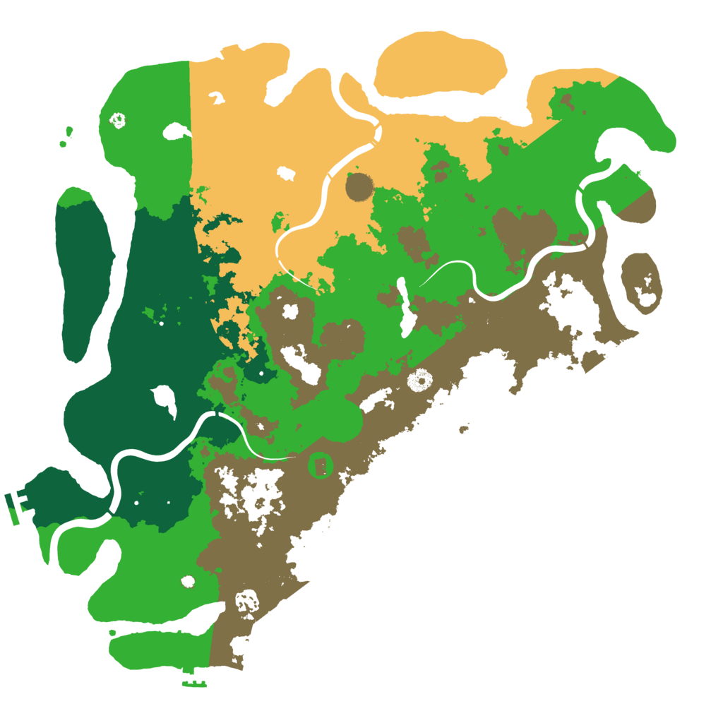 Biome Rust Map: Procedural Map, Size: 4500, Seed: 781957226