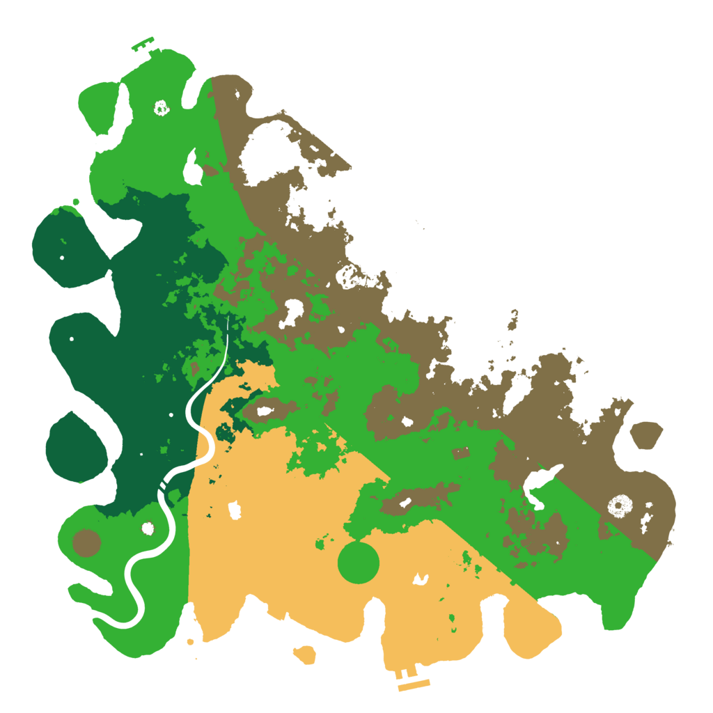 Biome Rust Map: Procedural Map, Size: 4500, Seed: 1140865