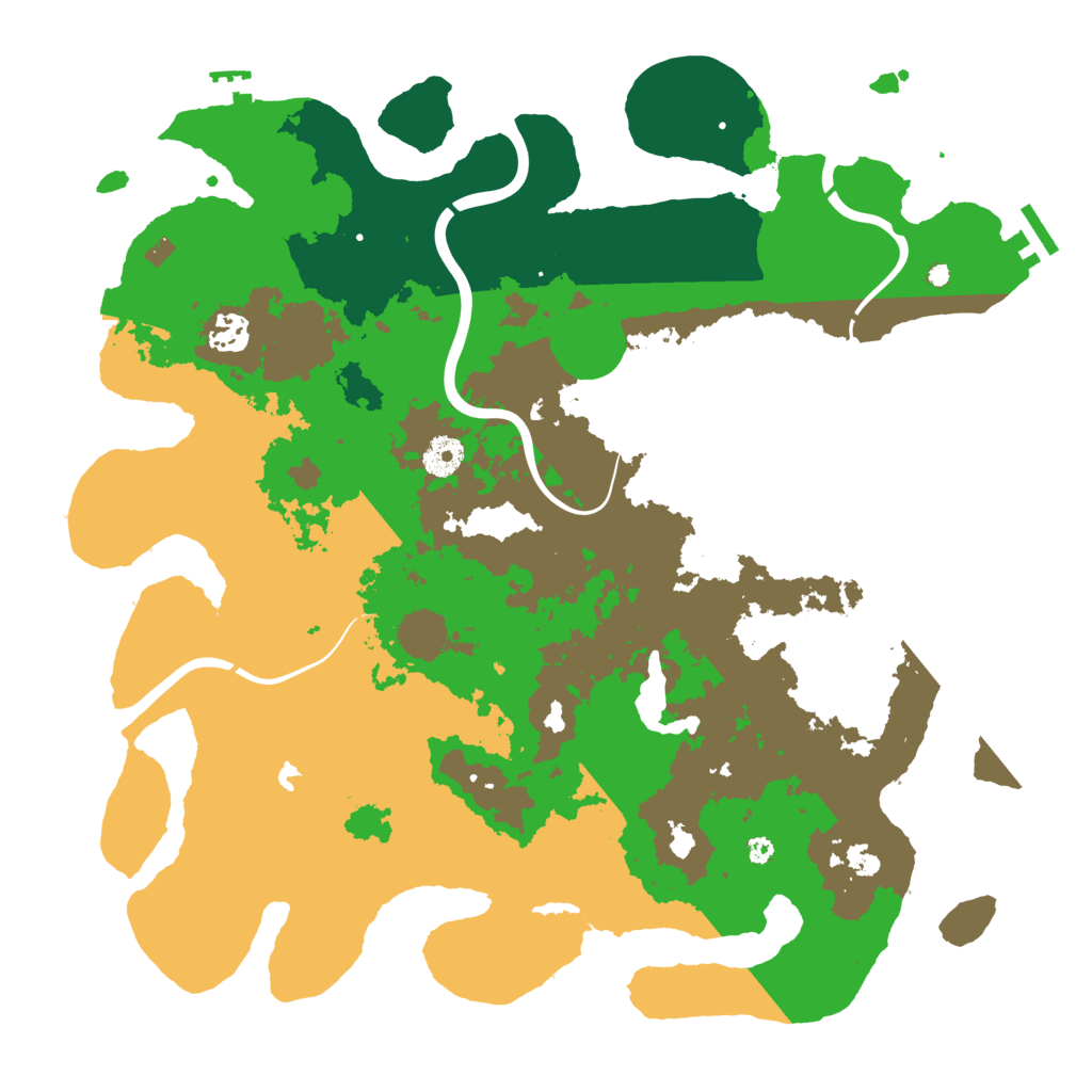 Biome Rust Map: Procedural Map, Size: 4000, Seed: 1085685125