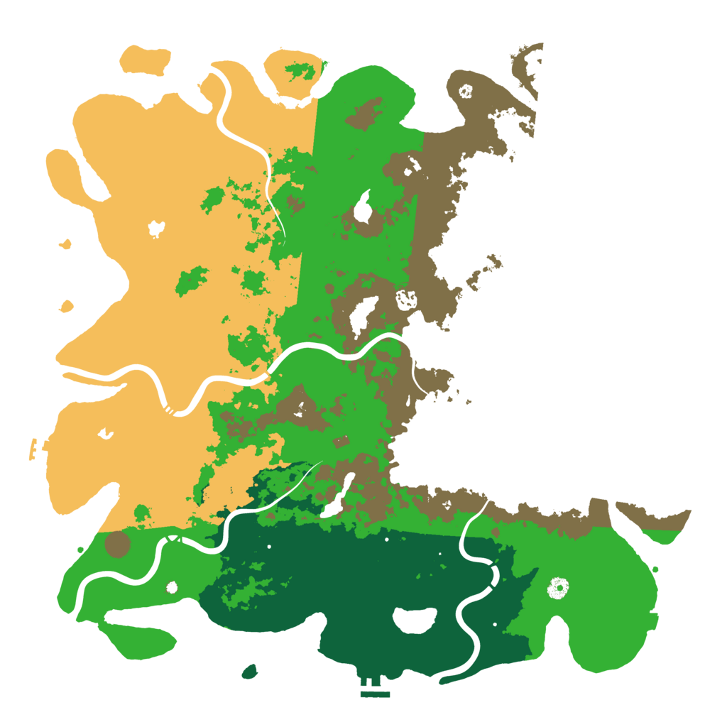 Biome Rust Map: Procedural Map, Size: 5000, Seed: 264