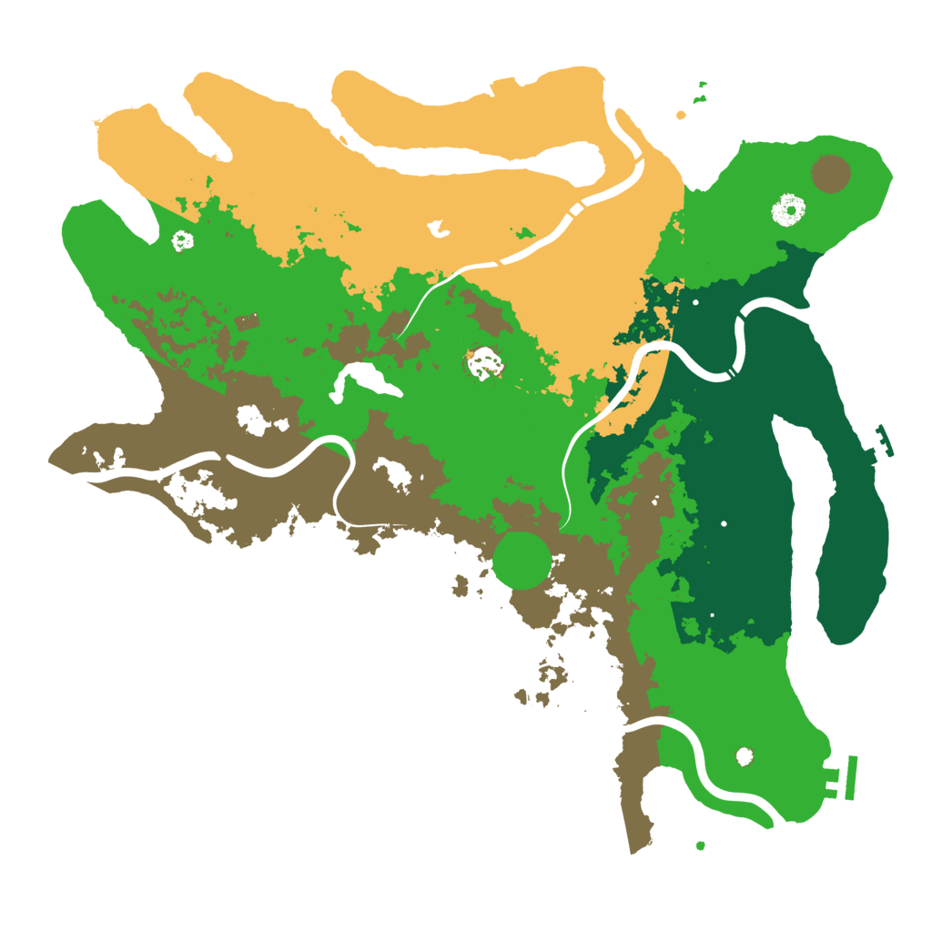 Biome Rust Map: Procedural Map, Size: 4250, Seed: 852734