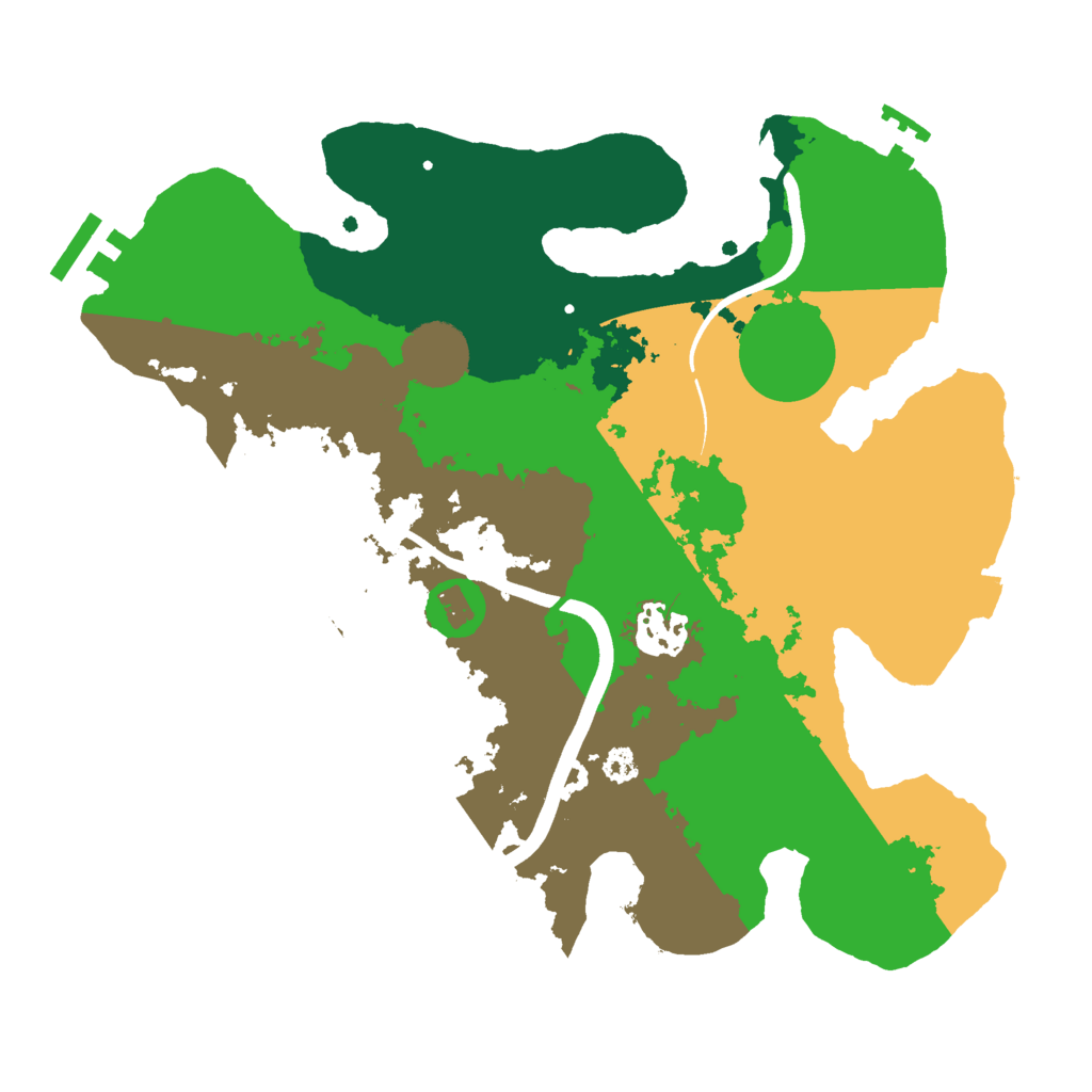 Biome Rust Map: Procedural Map, Size: 3000, Seed: 1897050469