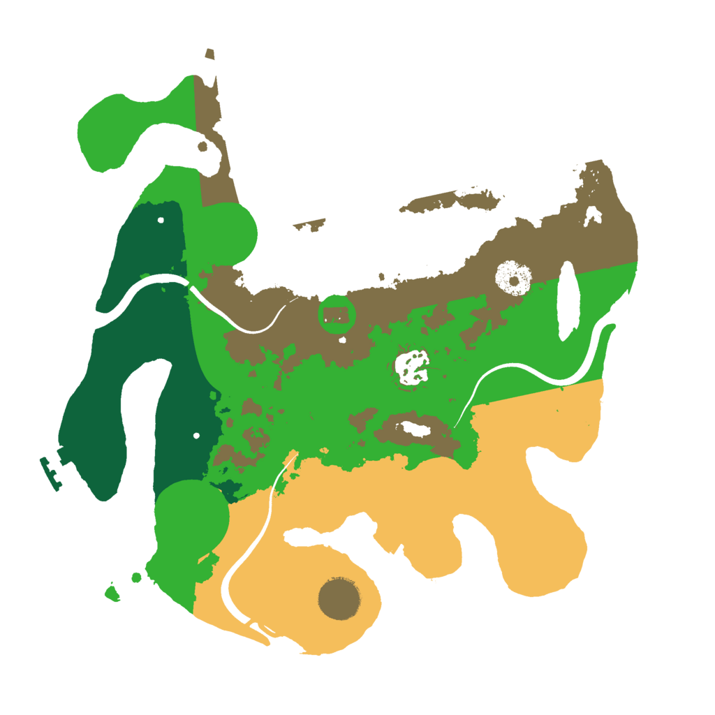 Biome Rust Map: Procedural Map, Size: 3000, Seed: 817042414