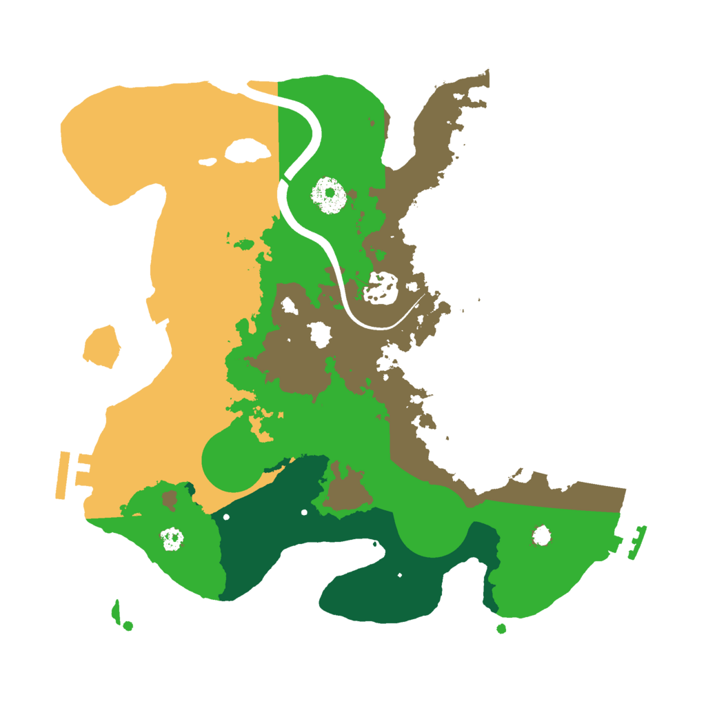 Biome Rust Map: Procedural Map, Size: 3000, Seed: 82973