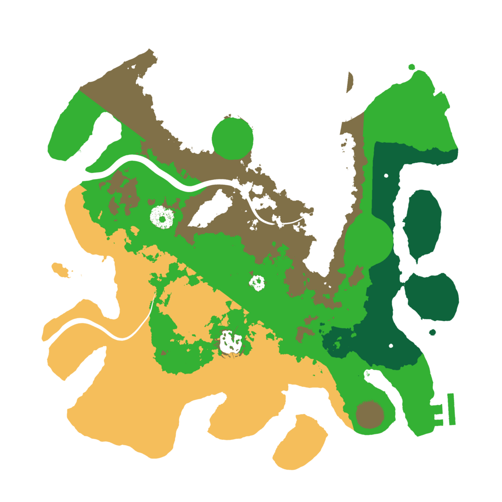 Biome Rust Map: Procedural Map, Size: 3200, Seed: 1563620409
