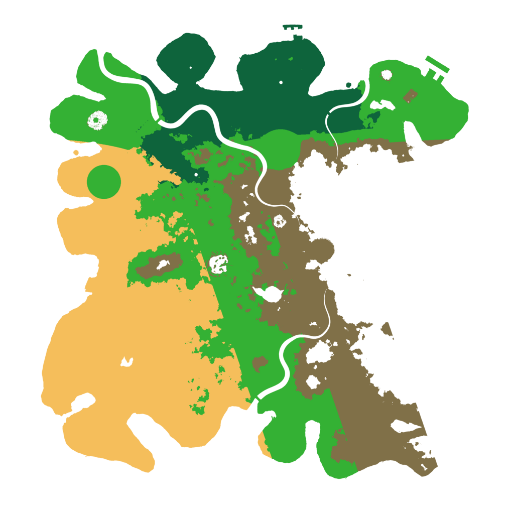 Biome Rust Map: Procedural Map, Size: 4000, Seed: 7865