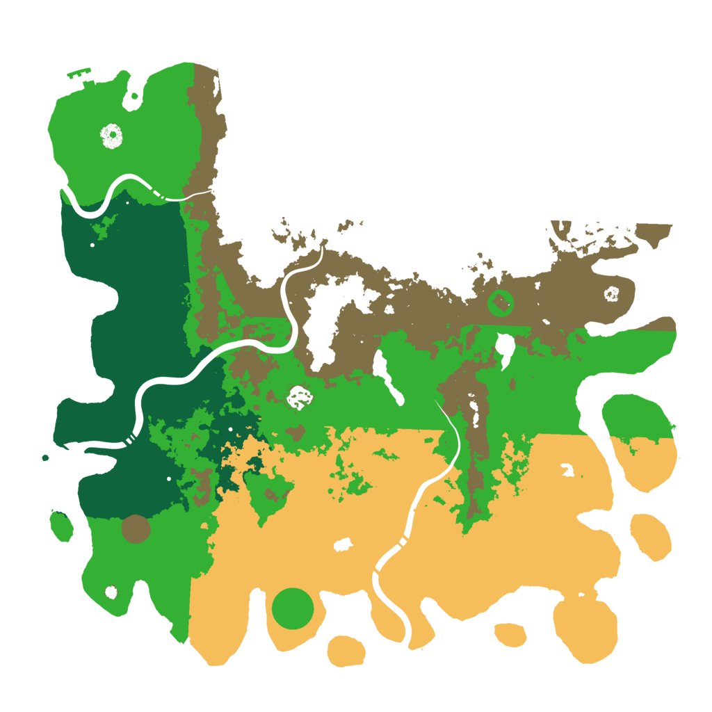 Biome Rust Map: Procedural Map, Size: 4500, Seed: 1957173558