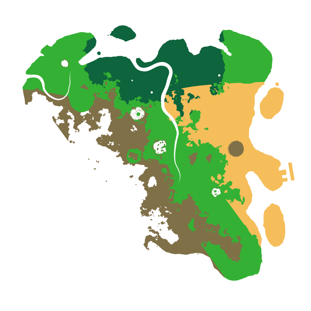 Biome Rust Map: Procedural Map, Size: 3500, Seed: 1072017617
