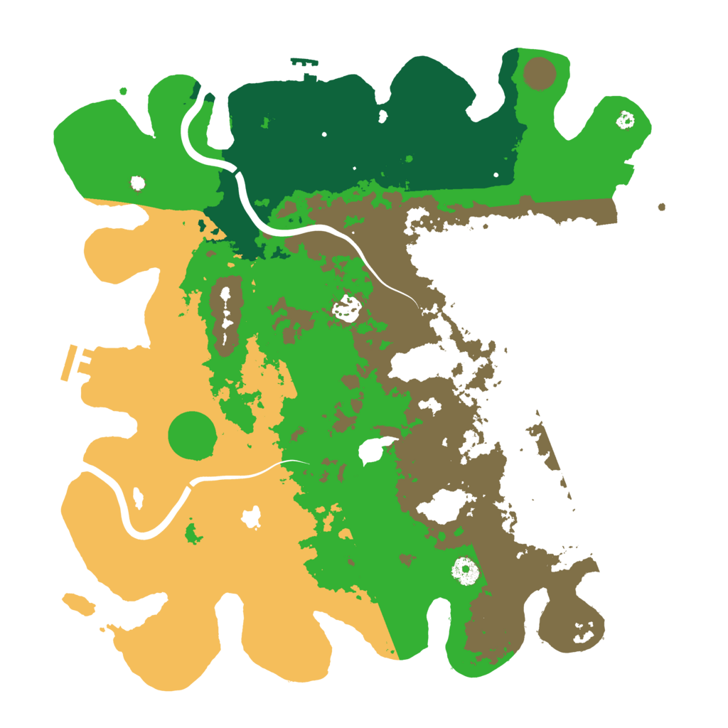 Biome Rust Map: Procedural Map, Size: 4000, Seed: 1395247114
