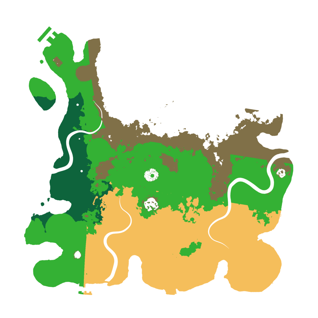 Biome Rust Map: Procedural Map, Size: 3550, Seed: 1152318760