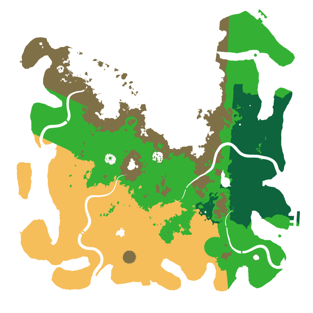 Biome Rust Map: Procedural Map, Size: 4250, Seed: 77677