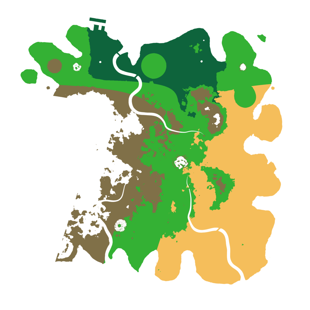 Biome Rust Map: Procedural Map, Size: 3800, Seed: 875247420