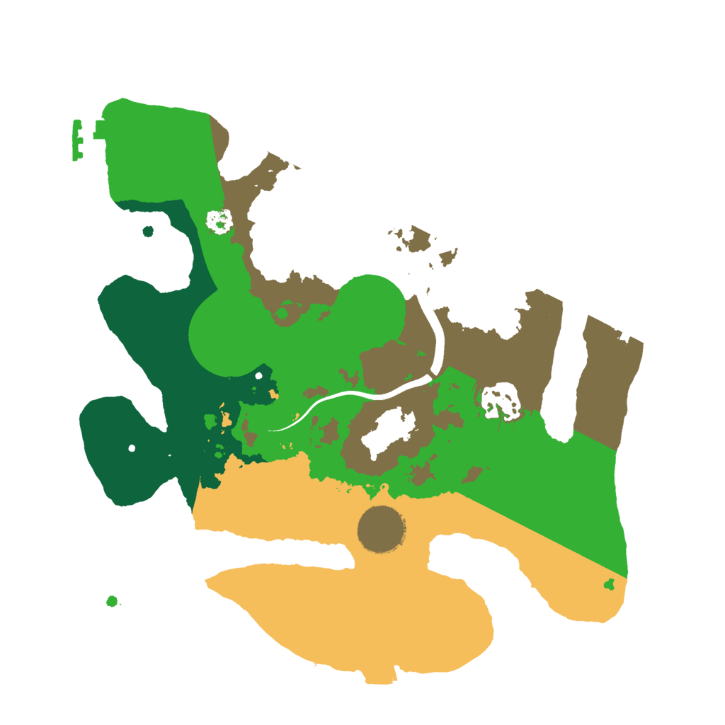 Biome Rust Map: Procedural Map, Size: 2700, Seed: 1792670507