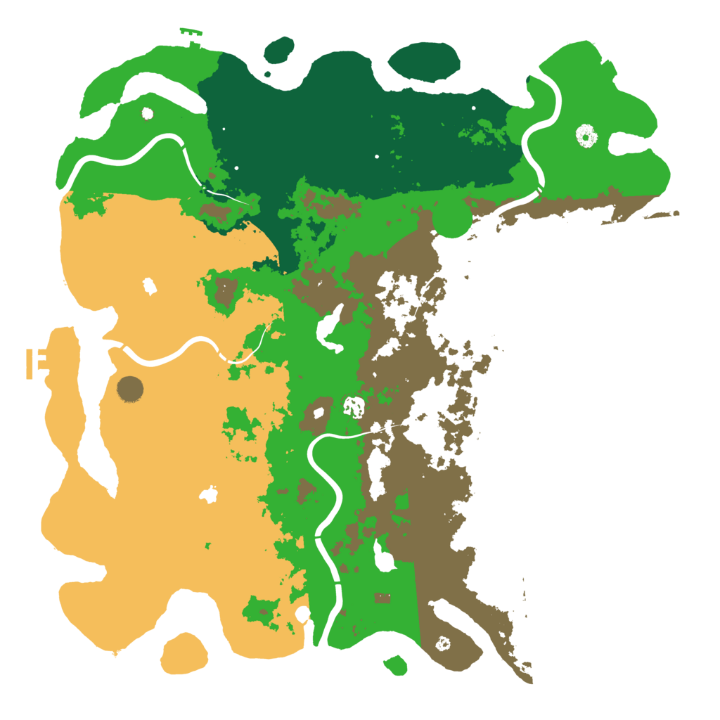 Biome Rust Map: Procedural Map, Size: 4800, Seed: 412458948
