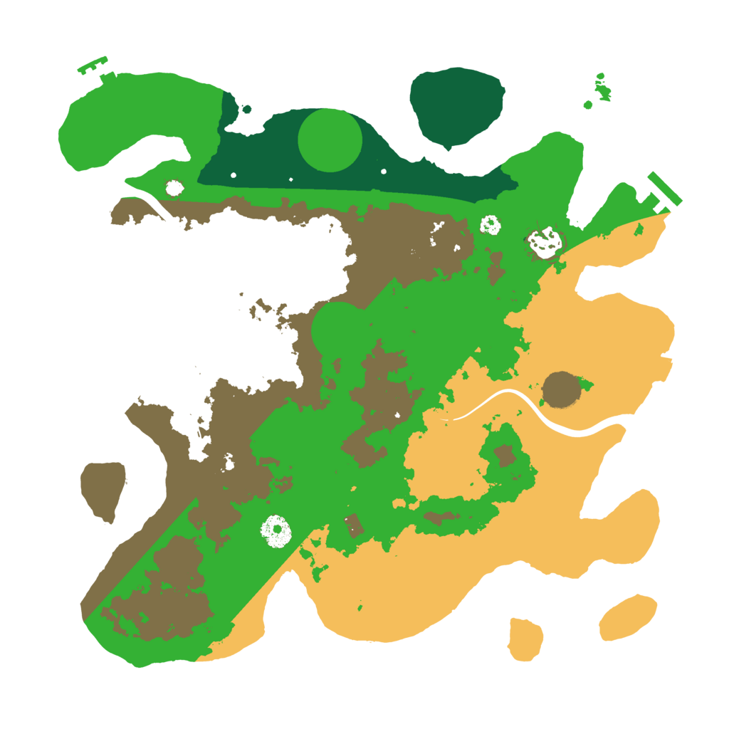 Biome Rust Map: Procedural Map, Size: 3500, Seed: 1807904685