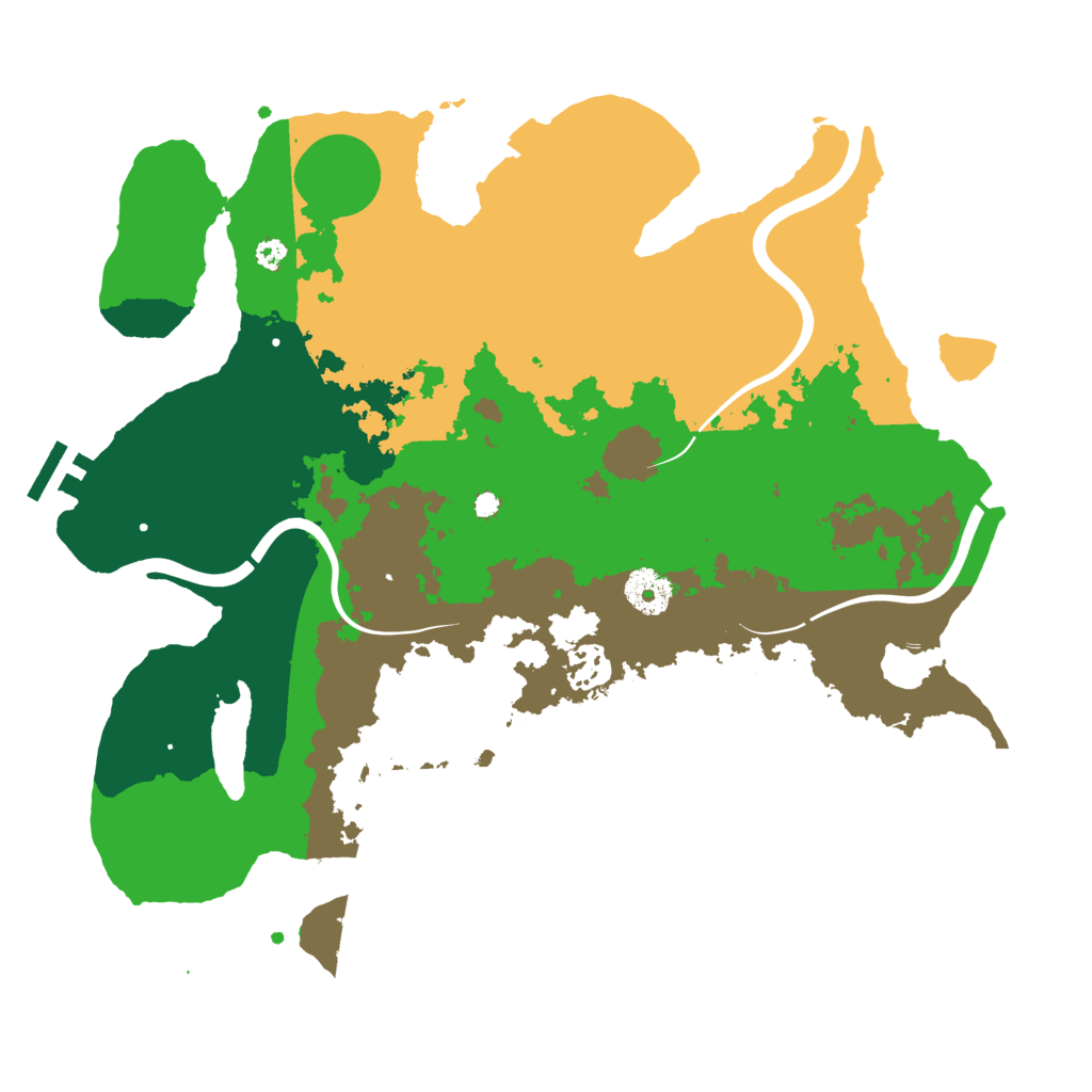 Biome Rust Map: Procedural Map, Size: 3500, Seed: 1317361404