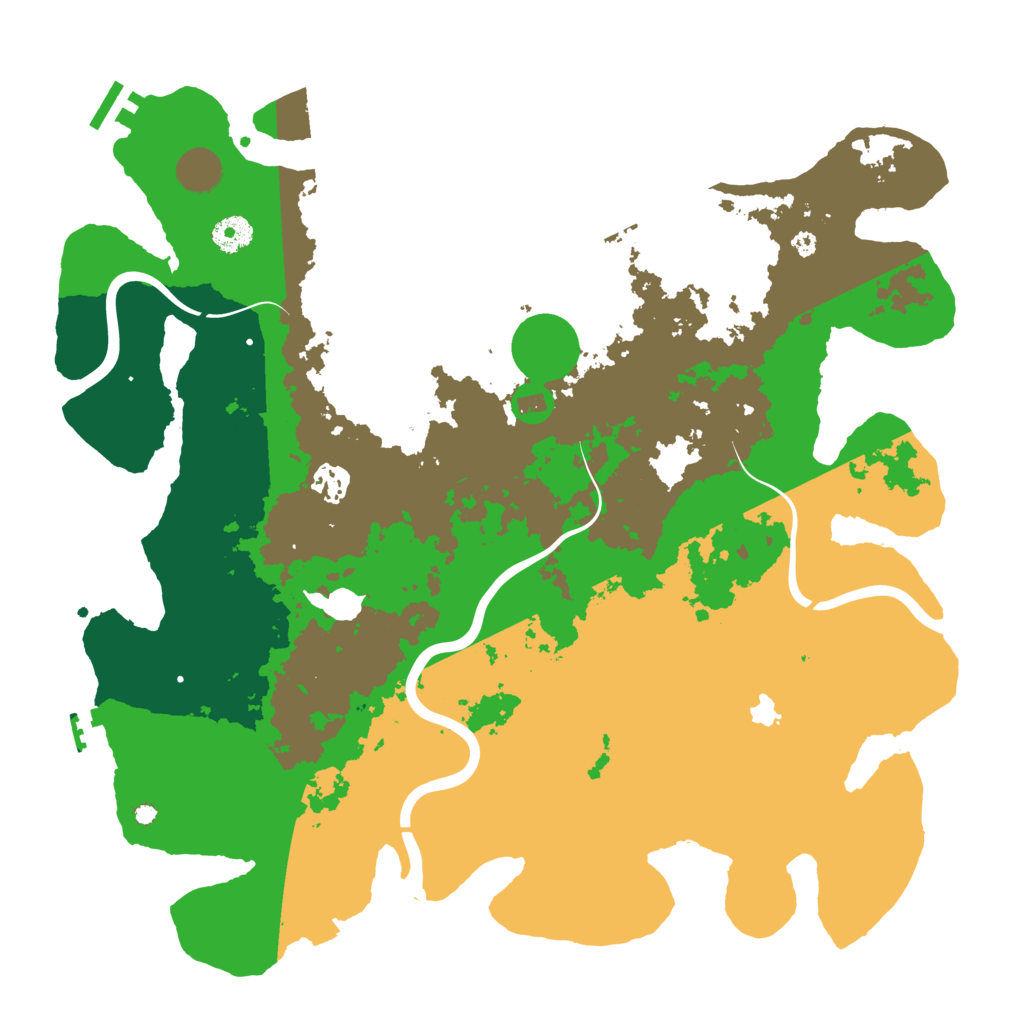 Biome Rust Map: Procedural Map, Size: 4000, Seed: 2105665827