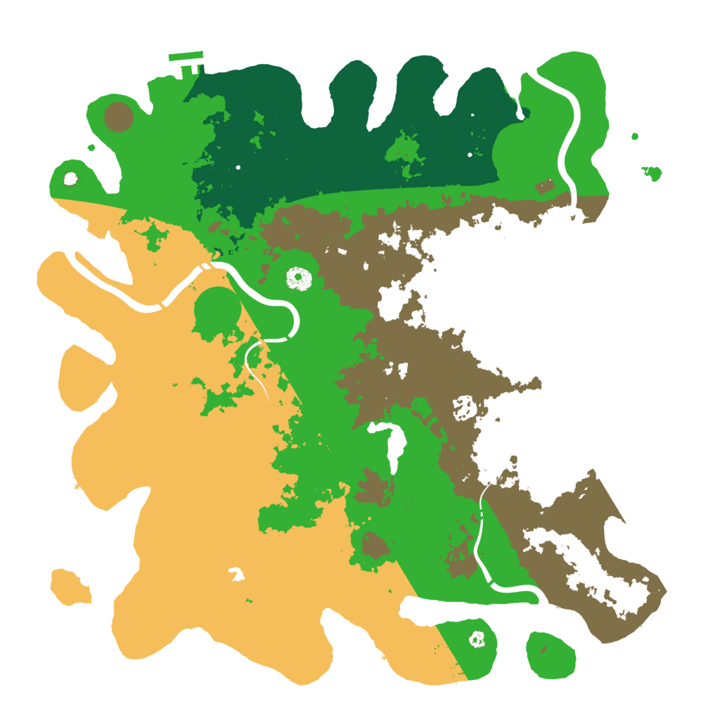 Biome Rust Map: Procedural Map, Size: 4250, Seed: 340984937