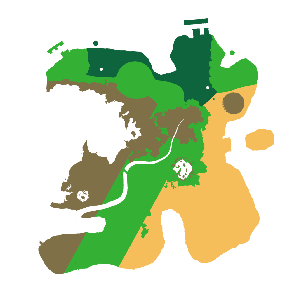 Procedural Map :: Rust Map :: Just-Wiped