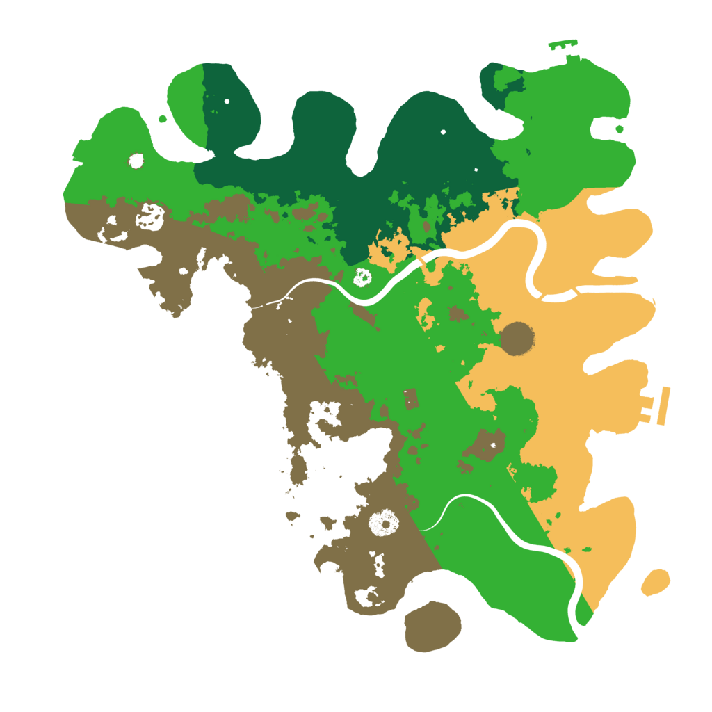 Biome Rust Map: Procedural Map, Size: 3750, Seed: 167836174